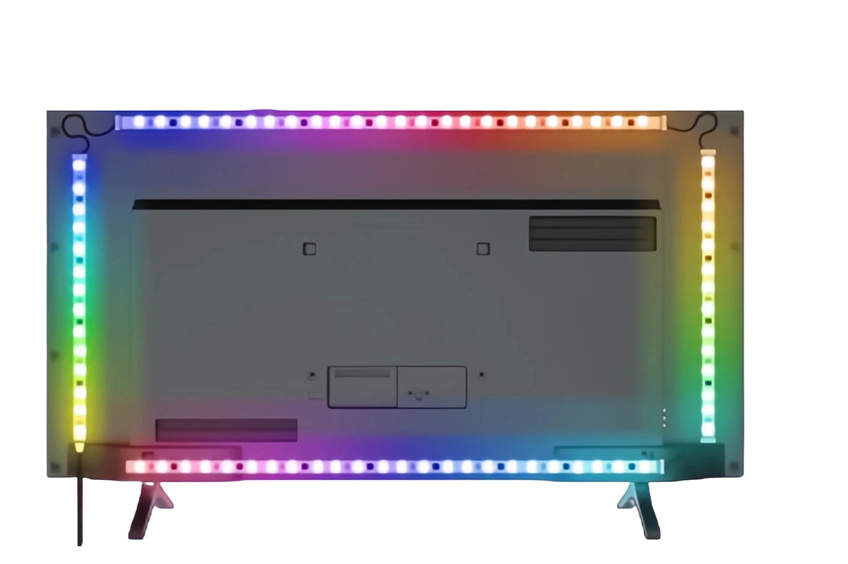 WACUAAO HDMI 2.1 TV Sync Box Backlight Kit for Immersive Home Theater 4K 120Hz RGBIC for 40-85 inch TV PS5 Xbox Dolby Vision