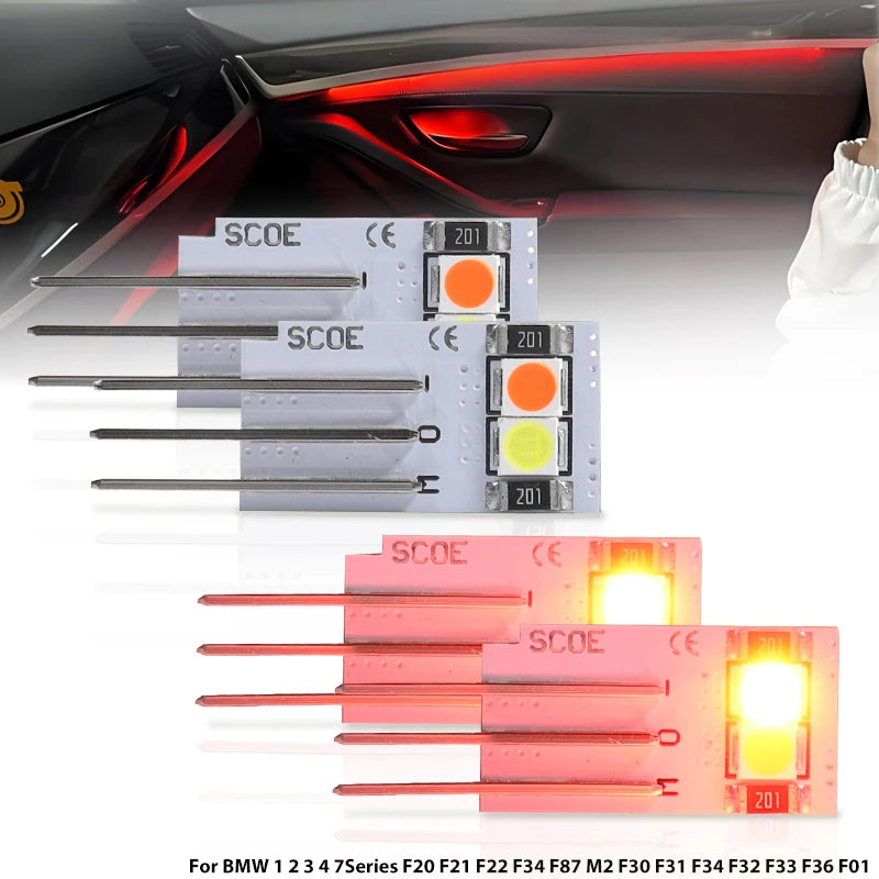 Upgraded Door Panel Ambient Lighting For BMW F30 F31 F34 F32