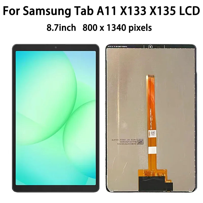 8.7 Inch For Samsung Tab A11 X130 X133 X135 LCD Display Touc