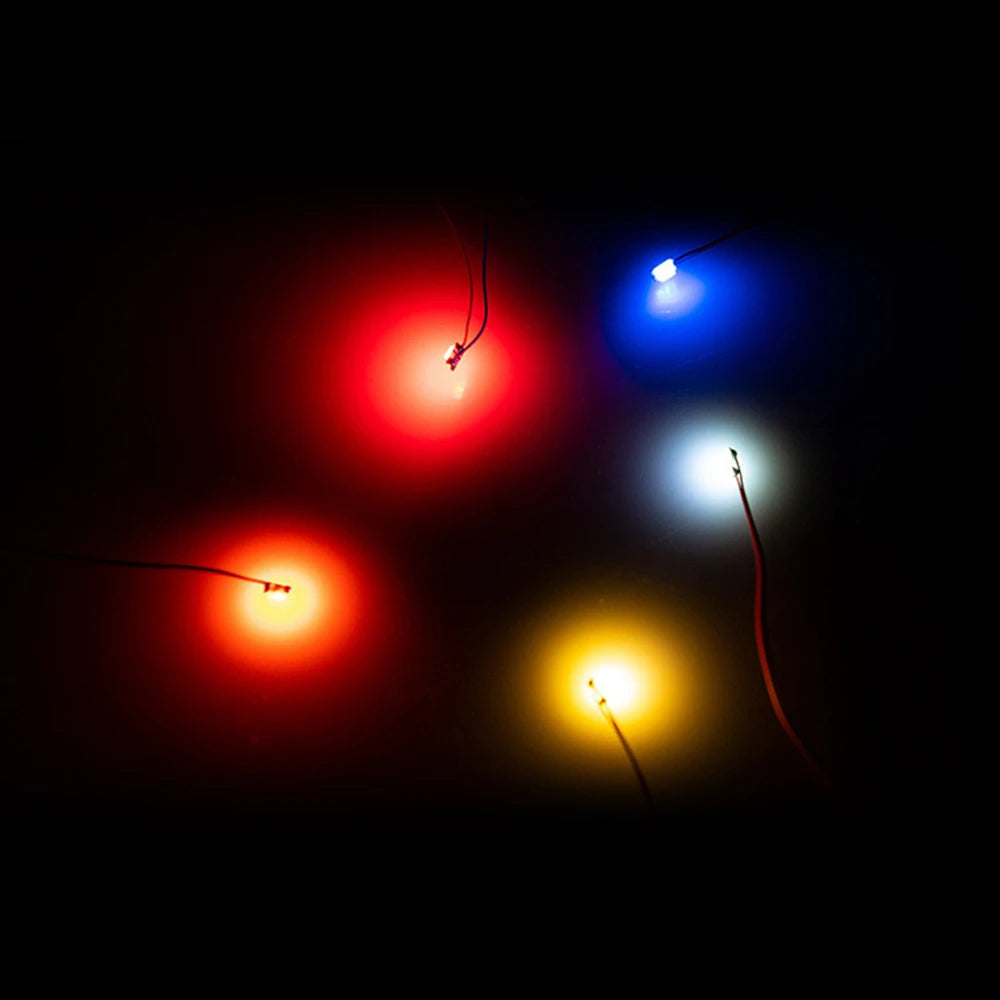 0402 0603 SMD Lamp Wired Micro Led Pre-Soldered Micro Litz W