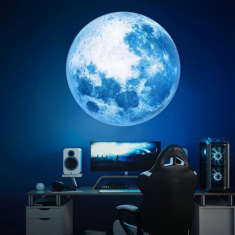 LED Planet Projector Lamp 1/3/6/10 Patterns Moon Light USB M