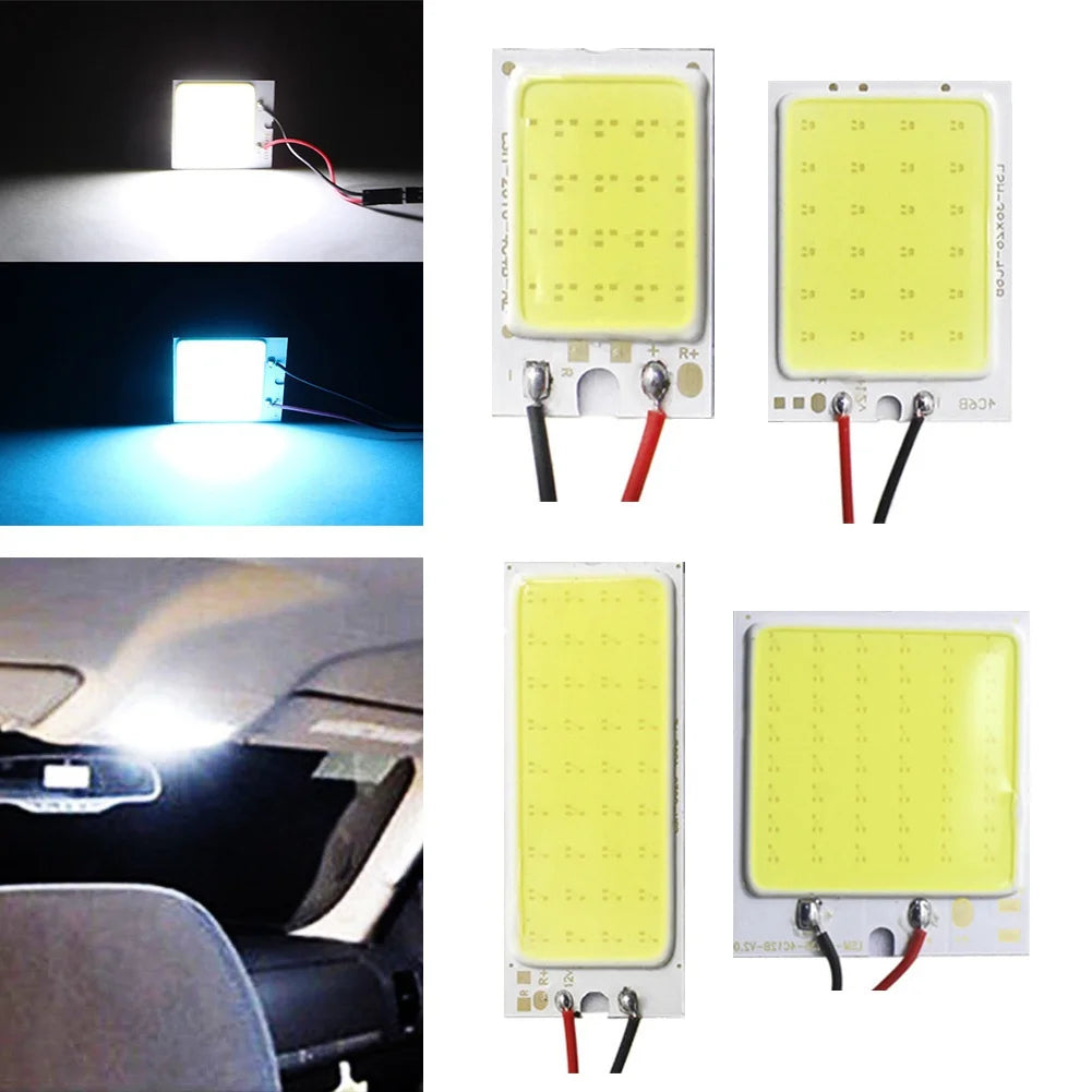 4/8 PCS Car Interior Accessories 18/24/48 SMD T10 4W 12V COB