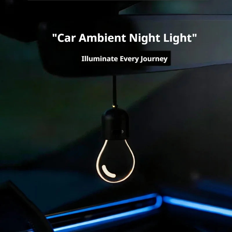 SEAMETAL Elegant Bulb Light Car Pendant Mirror Hanging Soft 