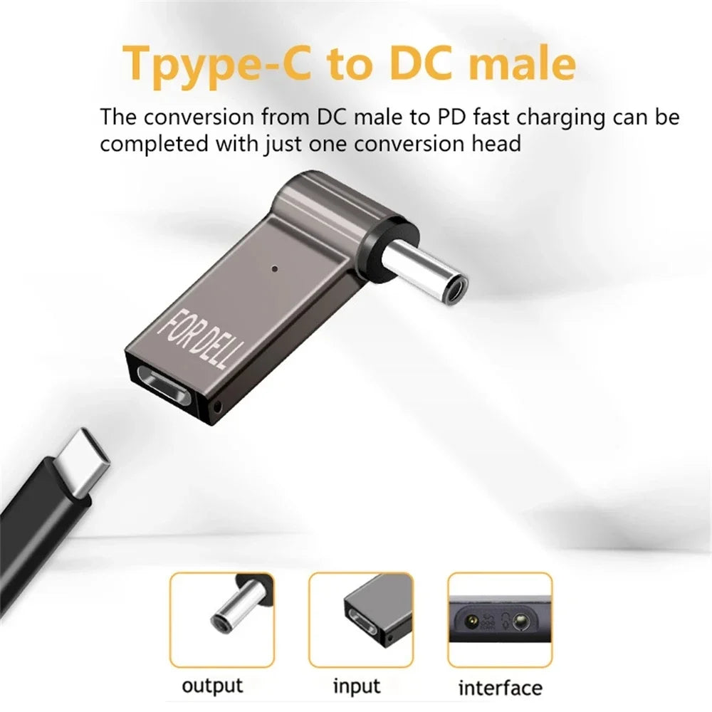 100W USB Type C Fast Charging Adapter Plug Connector Univers