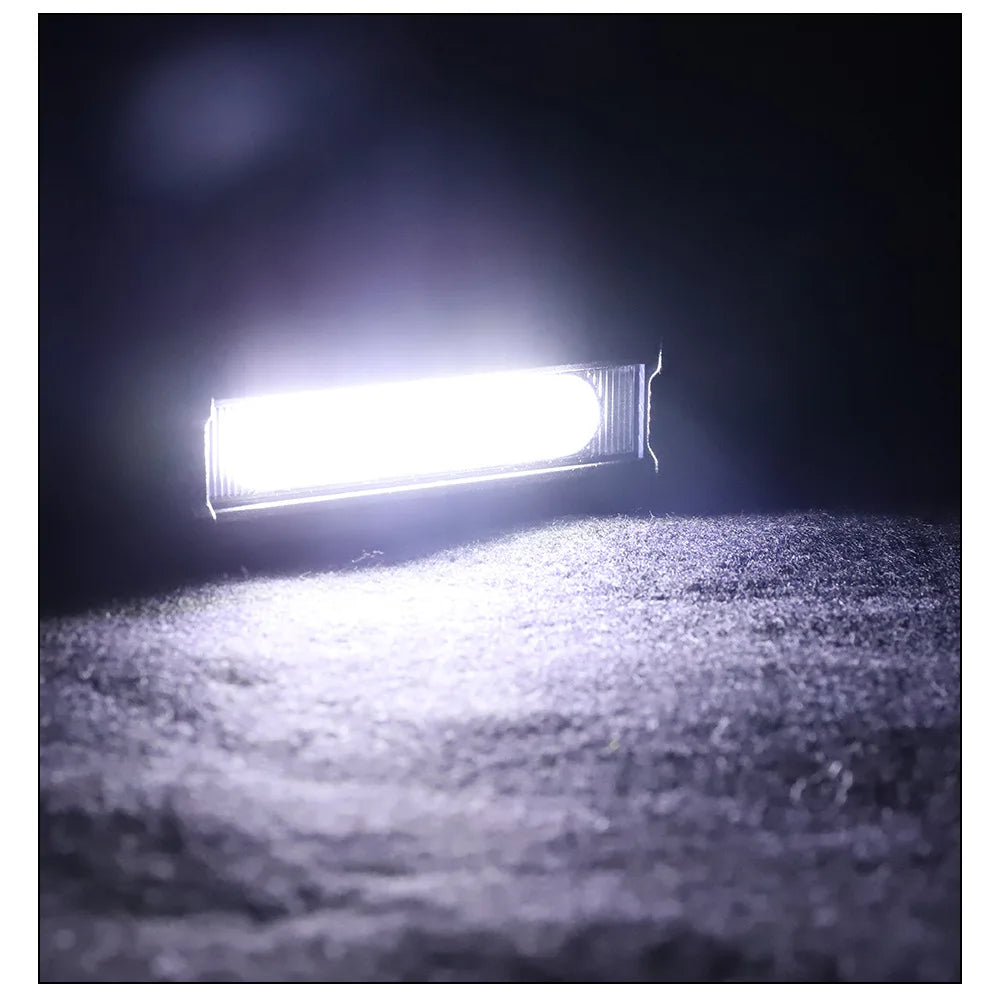 COB Car LED Work Light DRL Spotlight High Bright Waterproof 