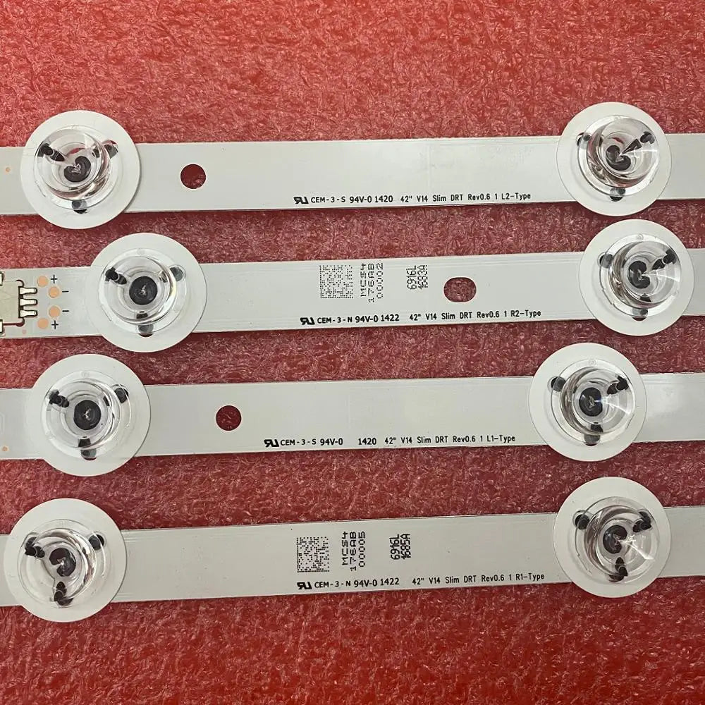 LED Backlight Strip for 10pcs LED Backlight Strip for TV 42LB680V 42LB690V 42LB670V 42LB671V 42LB673V
