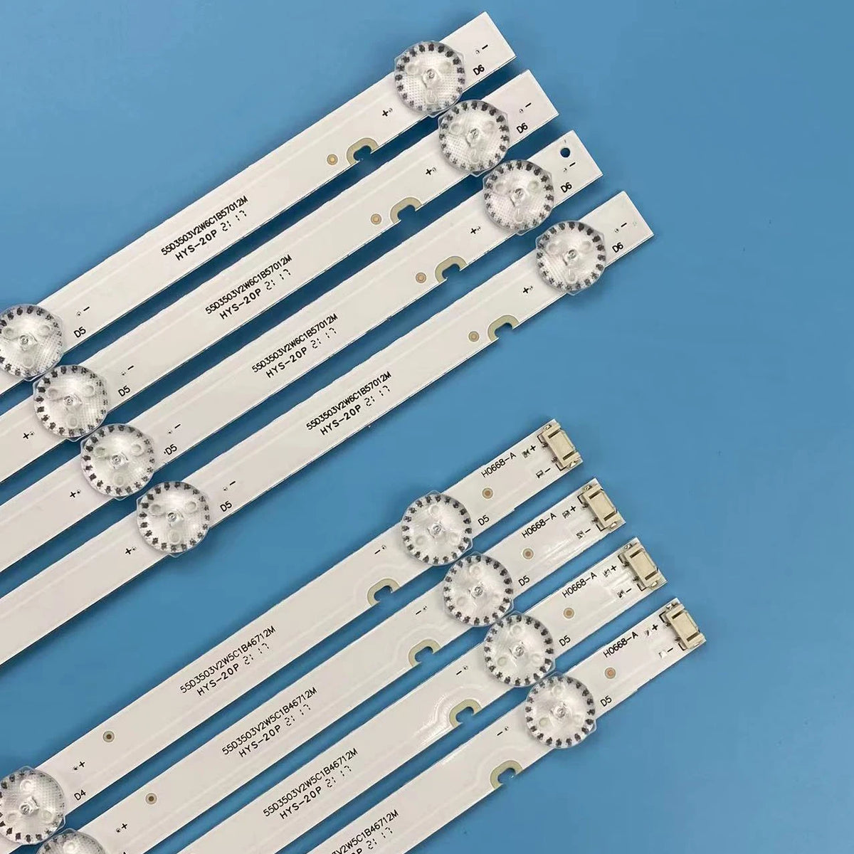 LED Strip for PTV55U21DSGW 55U4700LA PTV55U21DSWNC 2D03581 Rev.C 2D03582 YAL13 00530300 24 00630300 41