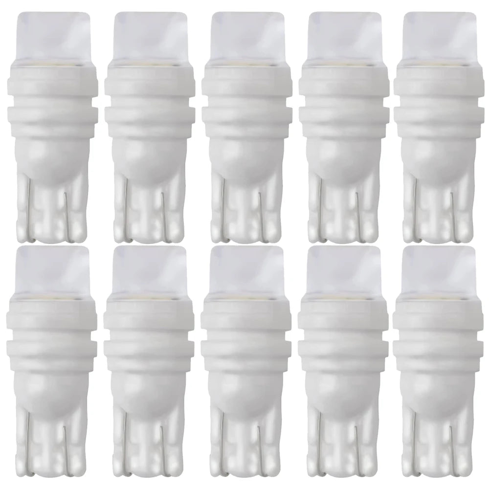 10X T10 W5W Ceramics 3D LED Waterproof Wedge Licence Plate L