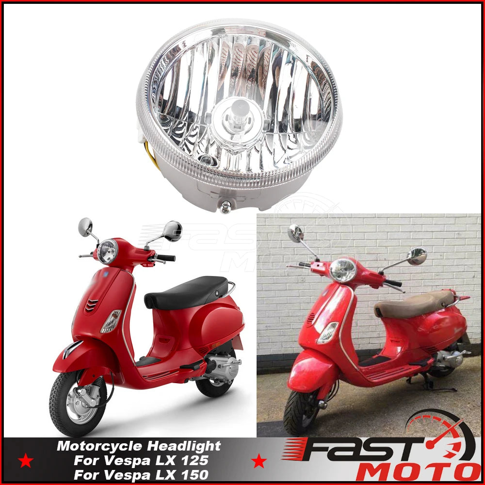 For LX150 LX125 Motorcycle Replacement Front Lamp Headlight 