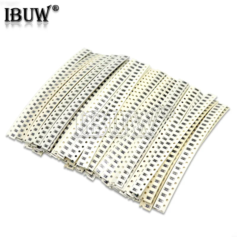 2000PCS 10 ohm-910K ohm 1206 SMD Resistor Kit Assorted set 5