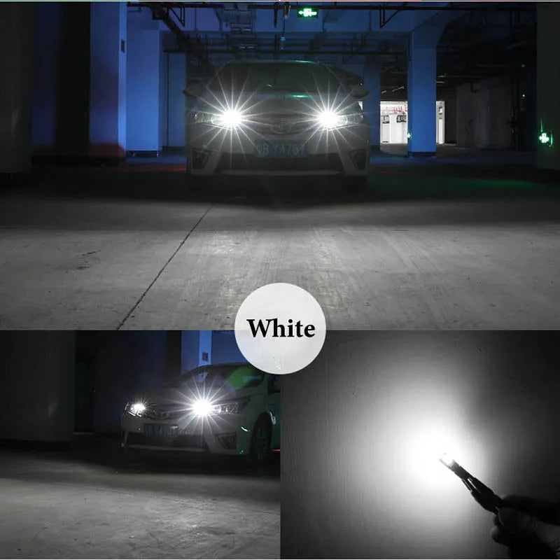 2PCS CANBUS 12-24V W5W T10 LED 3030 LED 10SMD Car Interior R