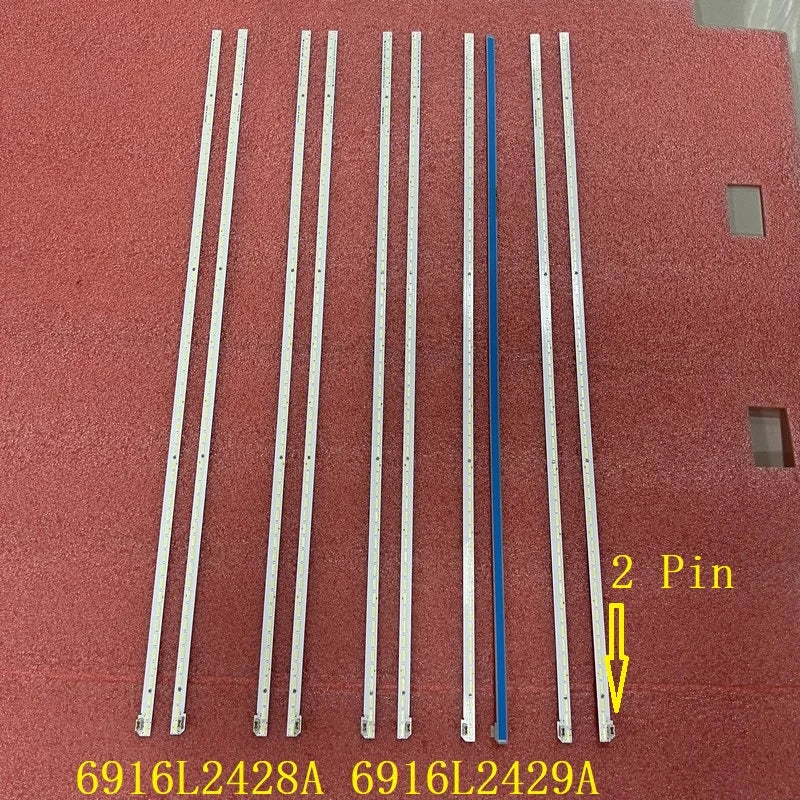 LED Backlight Strip for 2Pin LED Backlight Strip For 55"TV 55LH604V 55LH6000 55LJ615V 55UH7700 55LW340C