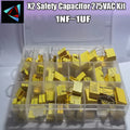 135PCS 14Values X2 Safety Capacitor 275VAC 102K-105K 1NF 1UF