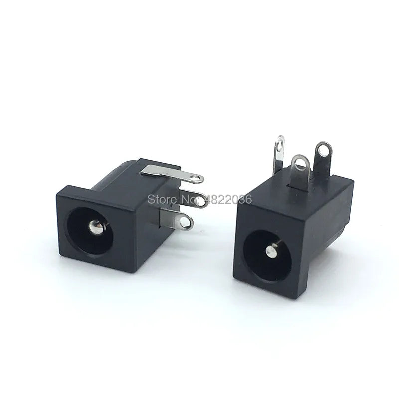 10pcs/lot DC-005 PCB Mount 5.5 X 2.1/2.5 MM Female DC Power 