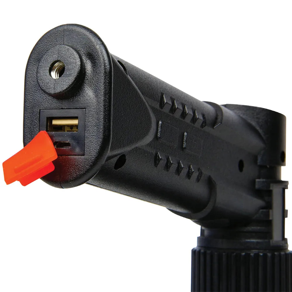 NEW USB Rechargeable Torches Big Head 5 LED Flashlight 25W H