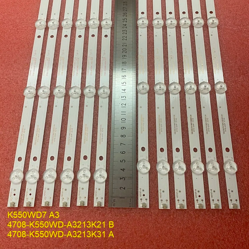 LED Backlight Strip for Full LED Backlight Strip 6LED For 55J2000 55J3500U 55J3500 4078-K550WD-A3213K21