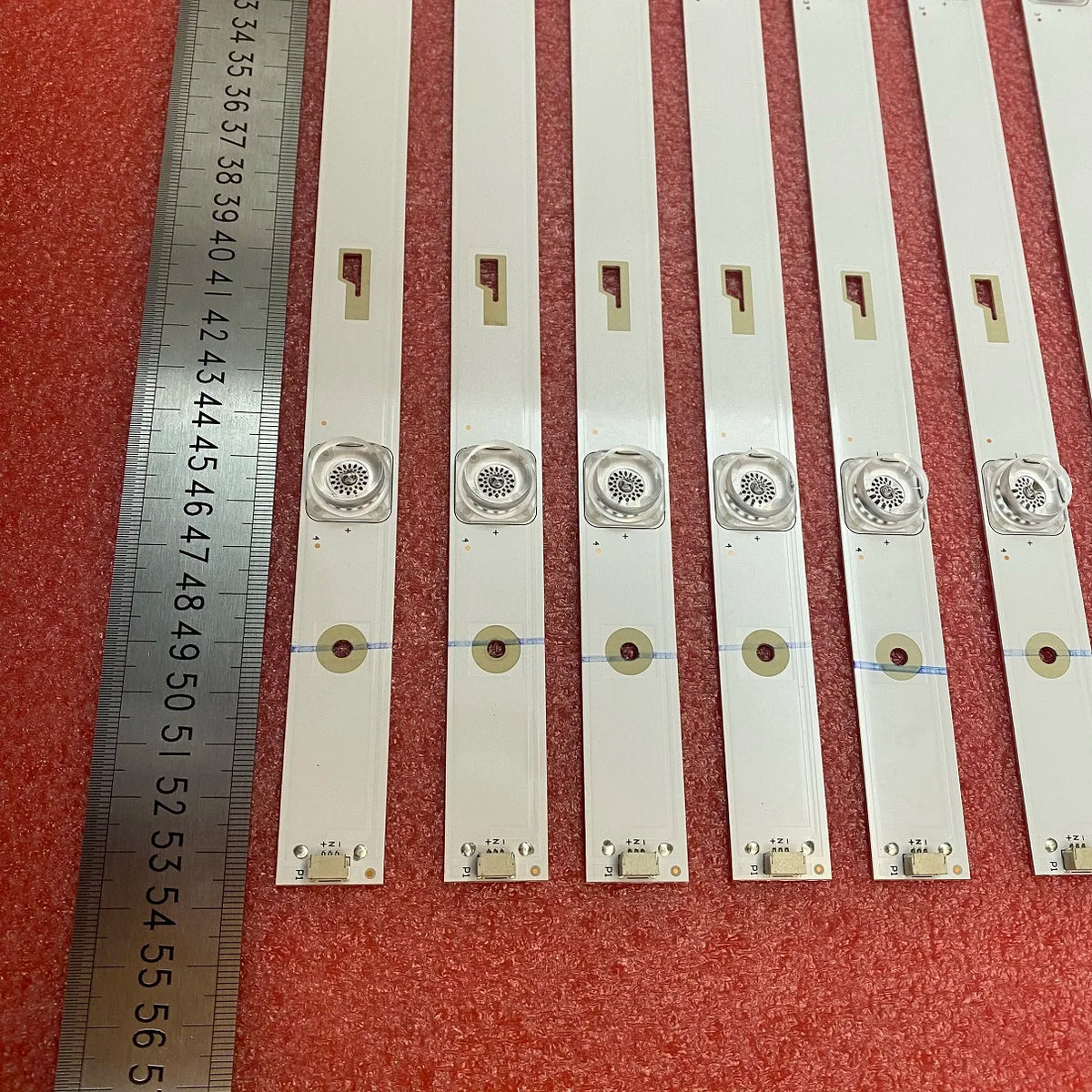 LED Backlight Strip for 9pcs/set LED backlight strip For Thomson T55FSM5040 55D1800 55HR332M04A1 V8