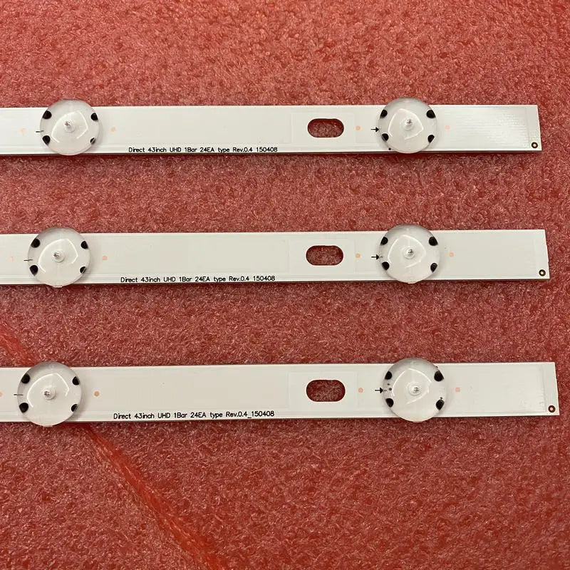 3pcs 8LED LED Backlight Strip for TV UF64_UHD_A HC430DGN-SLN