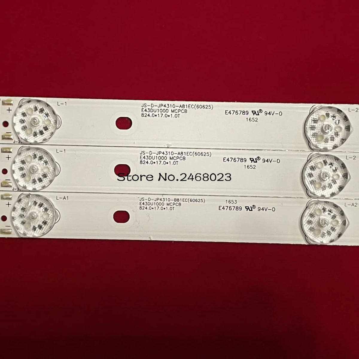 LED Backlight Strip for UA43EK1100US UA43EK1100 MS-L1149-L R R72-43D04-006-13 MS-L2317-A V5 JS-D-JP4310-A81EC