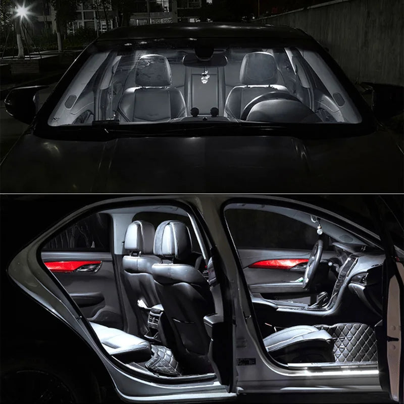 TPKE Canbus Error Free Car Bulbs Interior LED Lights Kit For