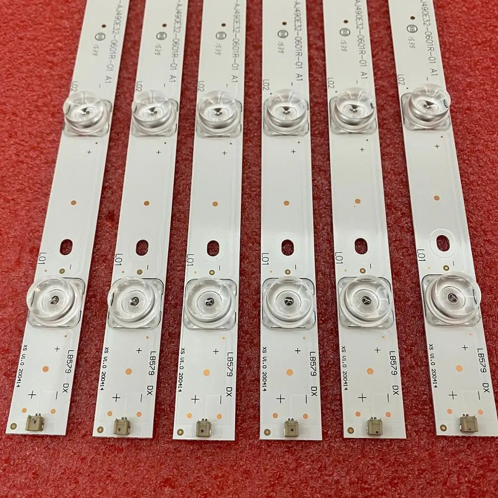 LED Backlight Strip for(12) for Sharp RF-AJ490E32-0601R-01 LC-49CFF5001K LC-49CFE6032E LC-49CFE5002E