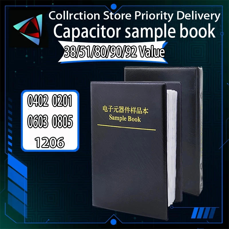 Capacitors Kit SMD Capacitor Sample Book 0201 0402 0603 0805