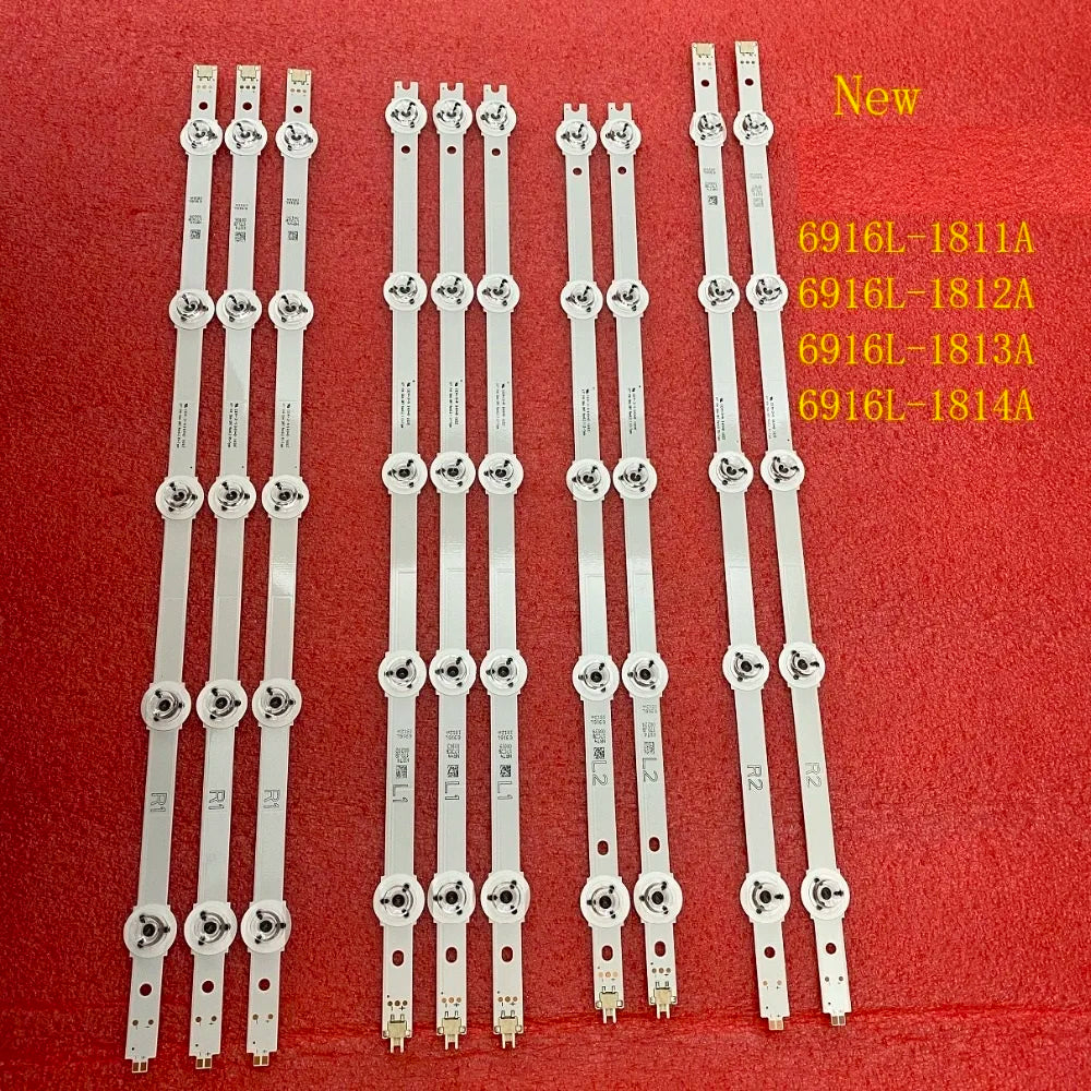 LED Strip for Panasonic 6916L-1812A 1811A 1813A TX-47AS802B TX-47AS650E 47ASM651 TX-47AS650B TX-47AS740E