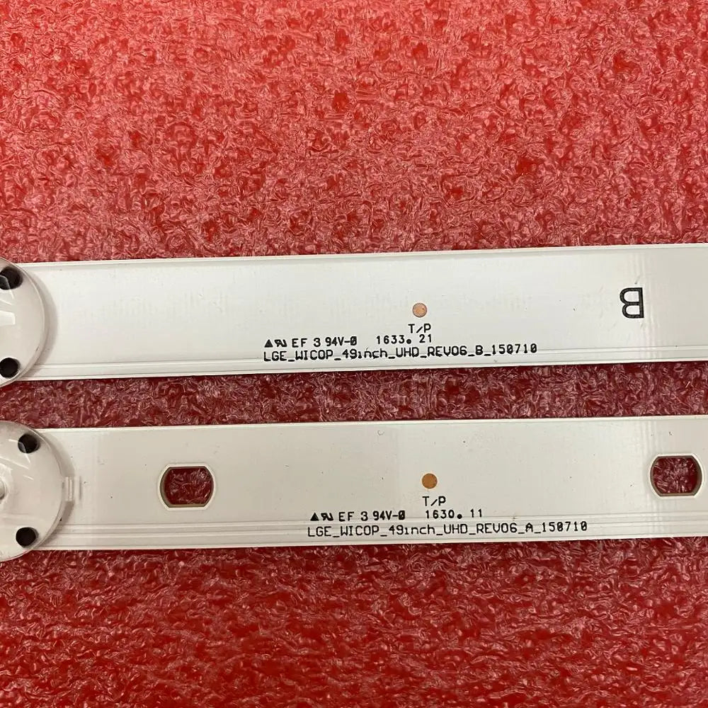 LED Backlight Strip for 5set=40pcs LED backlight strip for TV 49UF640 49UH610A 49UF640V 49LF510V AGF79045601