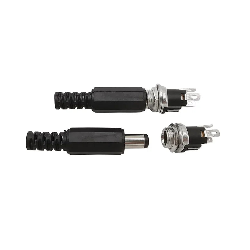 DC Power Male Female Adapter 5.5x2.1mm DC Power Plug Jack So