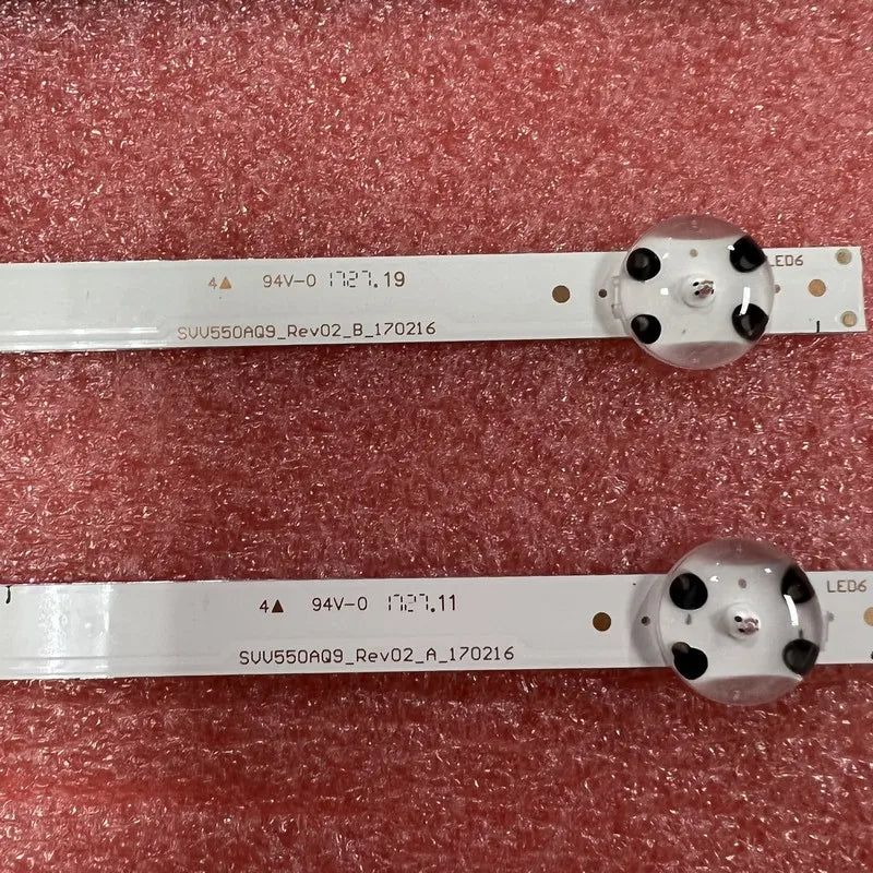 LED Backlight Strip for 9pcs/set LED Strip for Panasonic TX-55FX550B TX-55FX550E TX-55FX555B SVV550AW9 A B