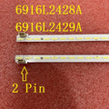 LED Backlight Strip for 2Pin LED Backlight Strip For 55"TV 55LH604V 55LH6000 55LJ615V 55UH7700 55LW340C