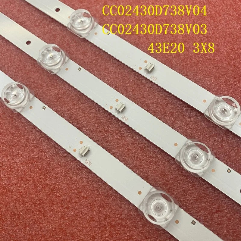 LED Backlight Strip for8LED For DEXP F43E8000D F43D7000D 43LST5970 F43D7000Q LED43ST282T2 PT430CT02-1