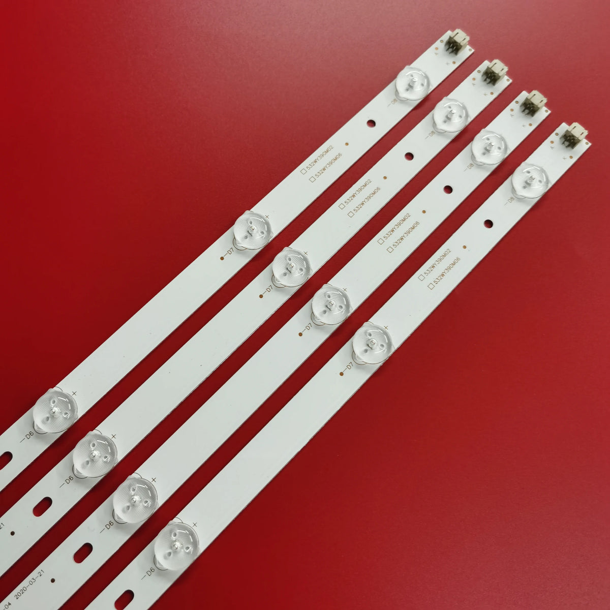 LED Backlight Strip for OY39D08-ZC21FG-02 TELEFOX 39TD3900 Awox 39" HD P40100 P40200 Vios Vledtv3914sm