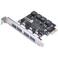 Self Powered PCIE USB 3.0 Card 4 Ports PCI Expree to USB Exp