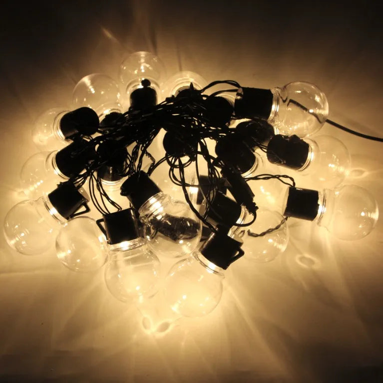6M/16M Festoon Led Globe Fairy String Lights Christmas Garland Street Bulb Outdoor For New Year Party Holiday Garden Decoration