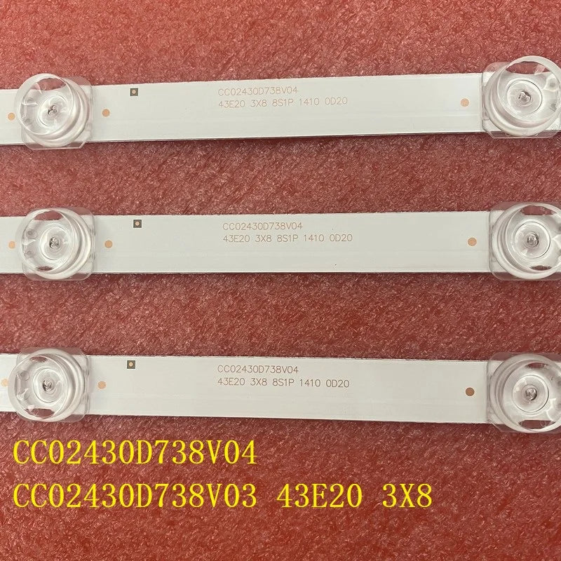 LED Backlight Strip for8LED For DEXP F43E8000D F43D7000D 43LST5970 F43D7000Q LED43ST282T2 PT430CT02-1