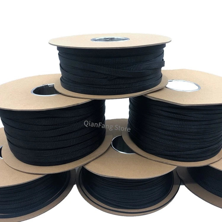 PET Expandable Cable Sleeve 3/4/6/8/10/12/14mm Tight Braided