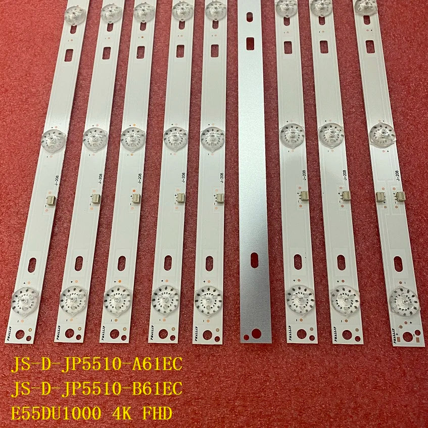 LED Backlight Strip for Akai CTV5584 ICARUS ICCURVE55-4K DU55-1000 PEERLESS 55 Smart TV 5530
