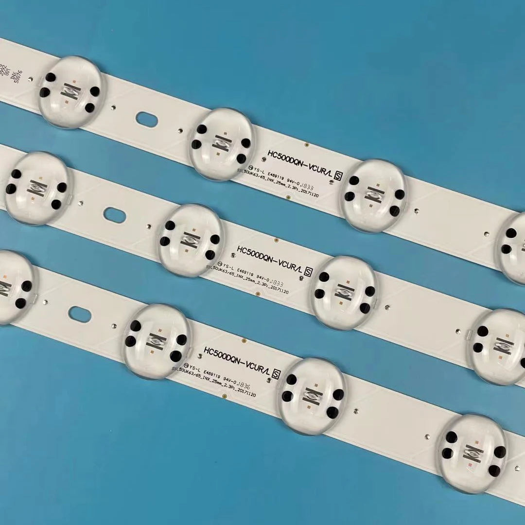 LED Backlight Strip for 3 PCS 8LED LED Backlight Strip for 50uk6500 50UK6470PLC HC500DQN-VCUL/R