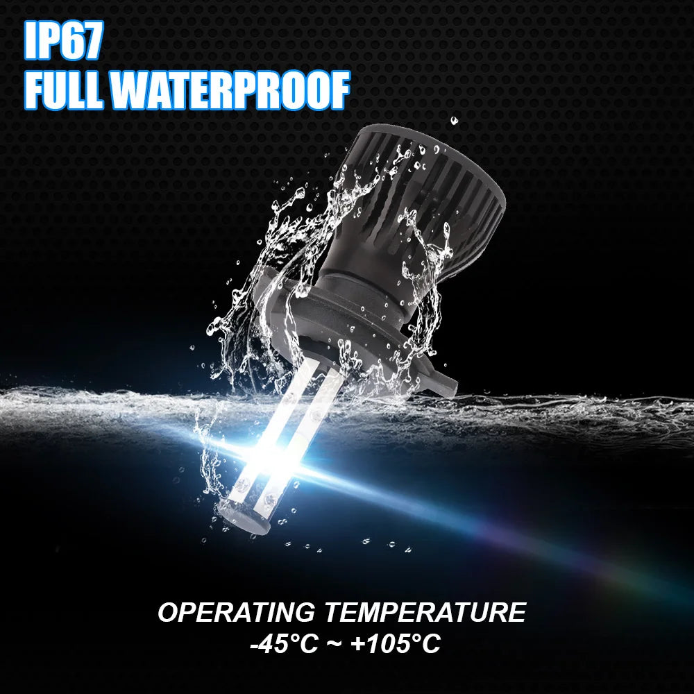 ASLENT NEW H7 LED 4COB H4 H11 H8 H9 Light Bulbs for Auto 900
