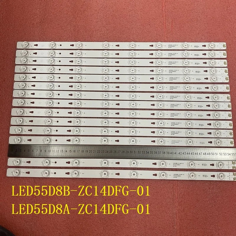 LED Backlight Strip for 14pcs/set LED bar for Haier LE55U6500U LS55AL88A72 D5551A LED55D8B