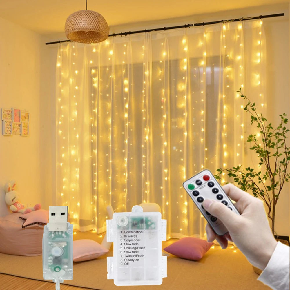 3MX1M/2M/3M Battery/USB Power LED String Fairy Lights Garlan