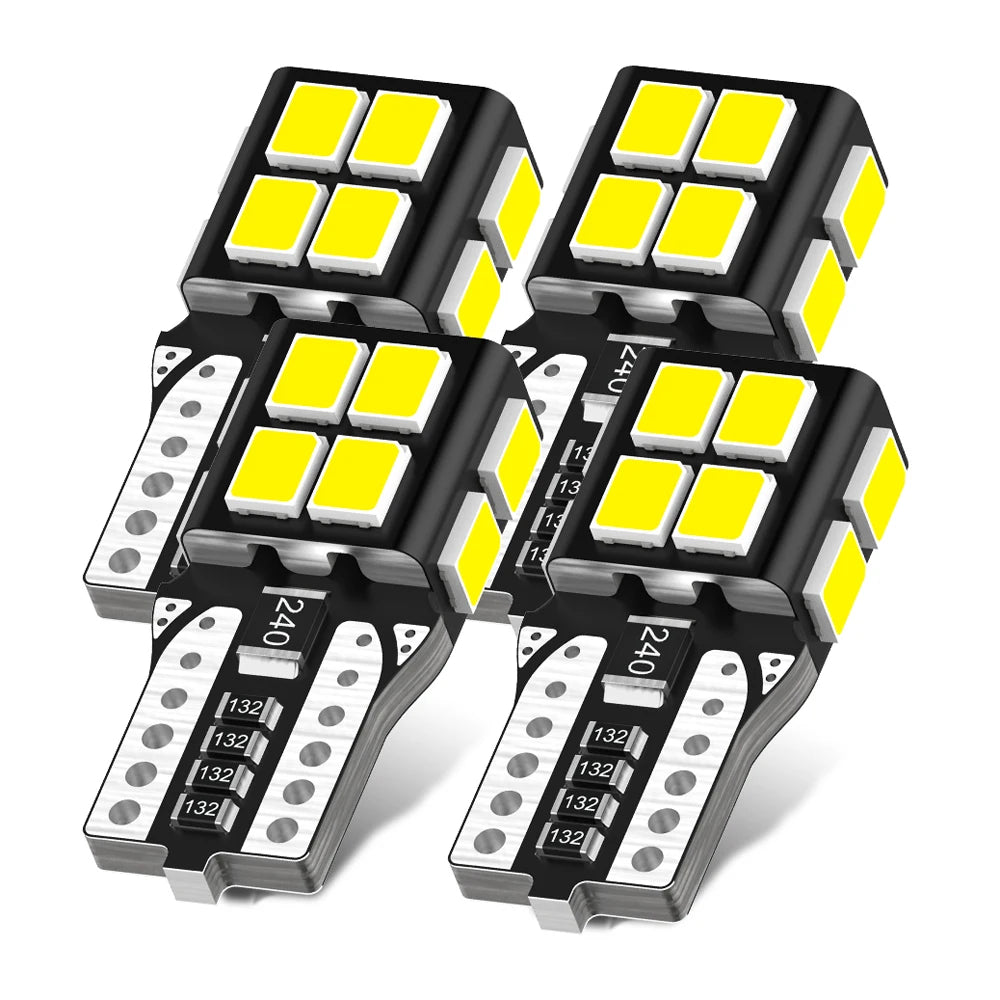 AUXITO T10 Car LED Bulb W5W LED Canbus 194 168 2825 Lamp Car Interior Light Reading Golve Box Trunk Auto Lamp White 6000K 12V