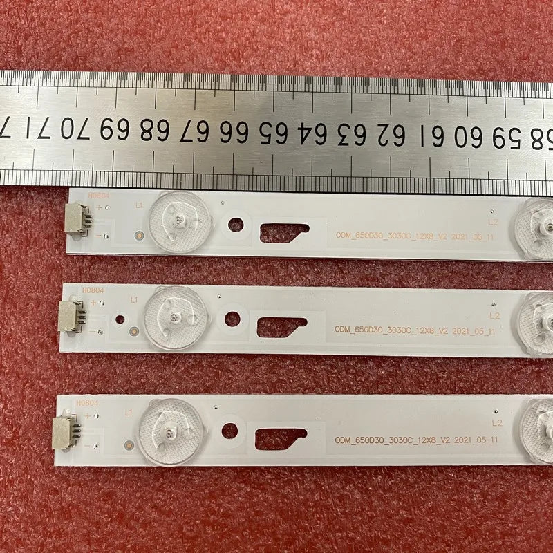LED Backlight Strip for 12pcs/set LED Strip For Thomson 65US6006 65UA6606 65U3650C 65UB6406 L65E5800A