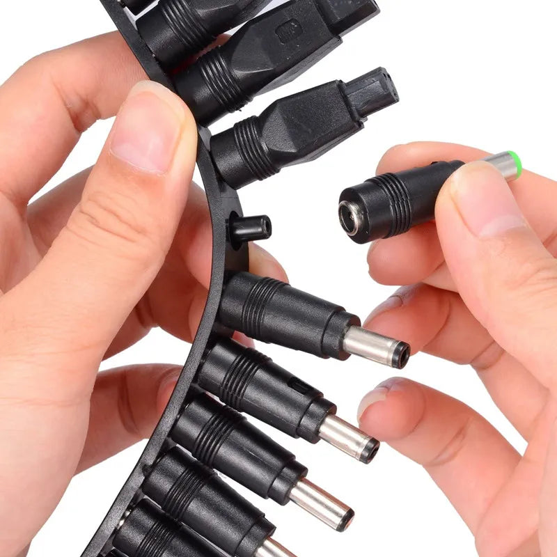 34PCS/8PCS Universal AC Power Adapter Tips 5.5mmx2.1mm DC Co