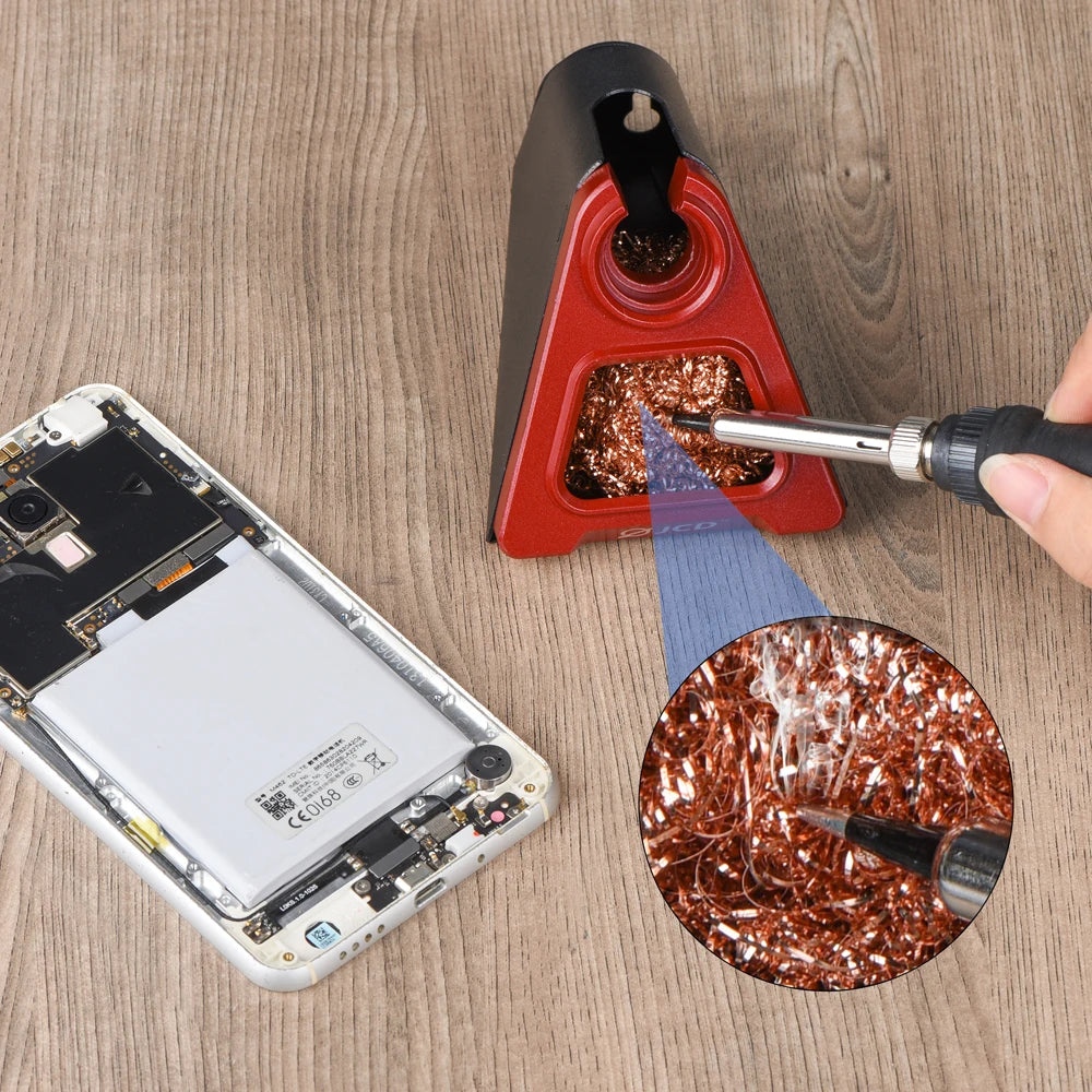JCD 820 Aluminum Alloy Electric Soldering Iron Stand Holder 