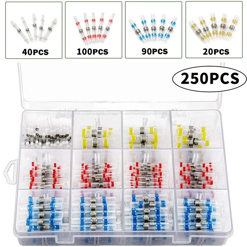 50/170/250Pcs Mix Solder Seal Wire Connectors -Heat Shrink S