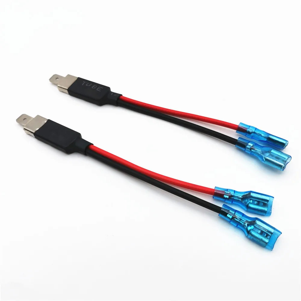 2pcs H1 LED Single Conversion Wiring Connector Cable Holder 