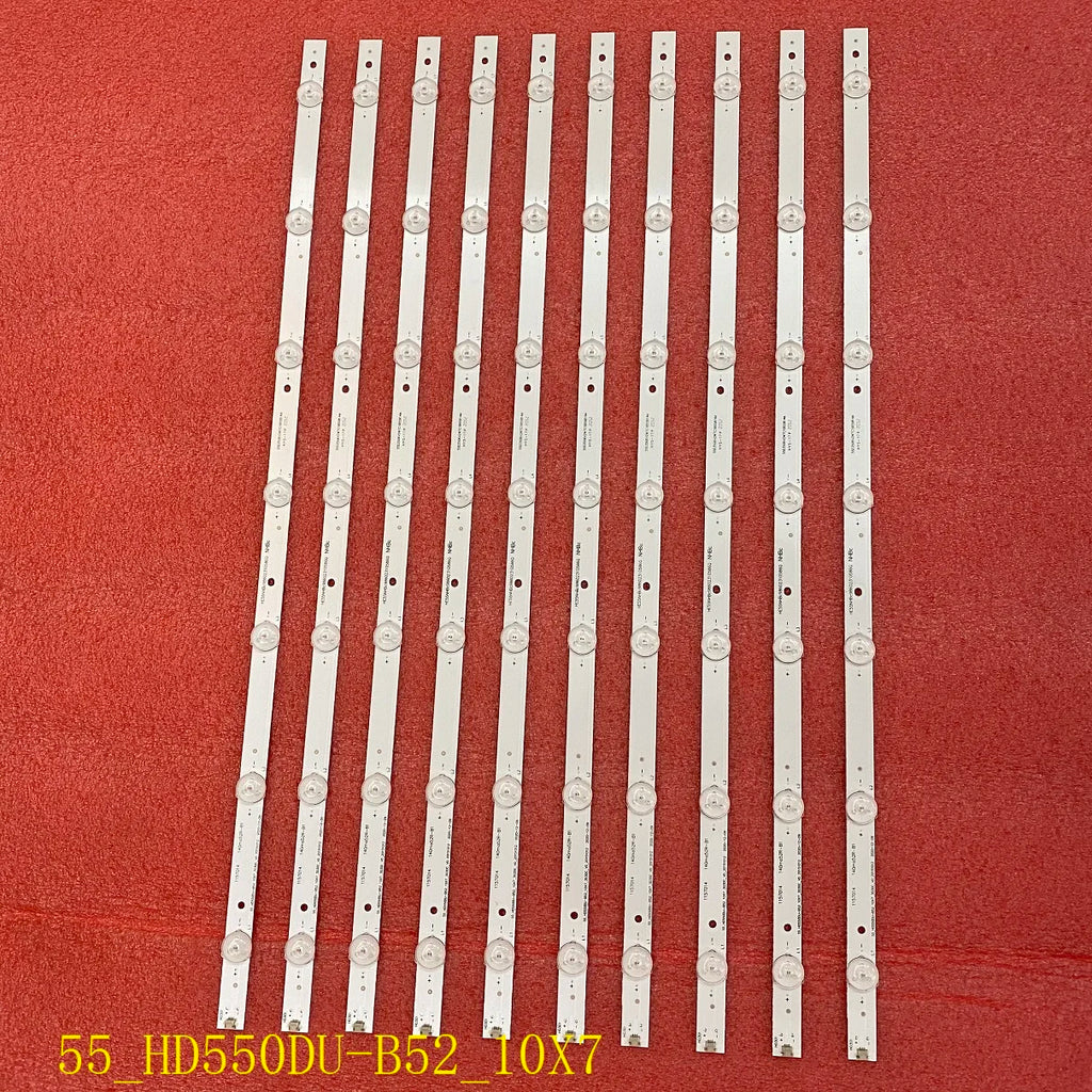 10 PCS/set 7LED LED Backlight Strip for H55MEC3050 Hisense 5
