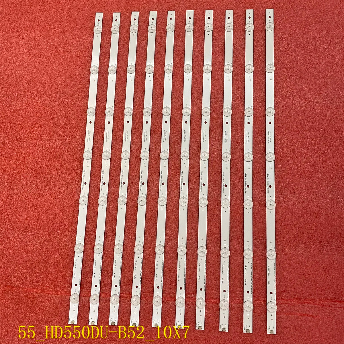 10 PCS/set 7LED LED Backlight Strip for H55MEC3050 Hisense 5